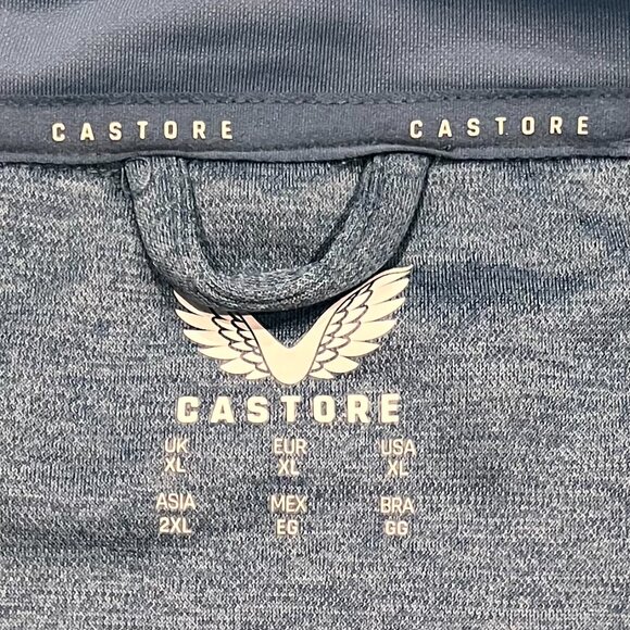 Castore Heather Blue Rangers Quarter Zip - Men's XL - Picture 4 of 7